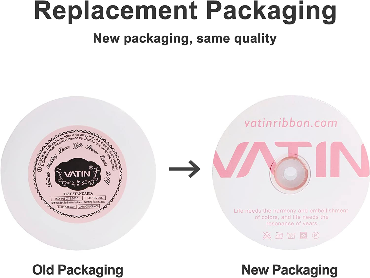 1-1/2 Inches Wide Double Faced Polyester Peach Satin Ribbon Continuous Ribbon- 25 Yard, Perfect for Wedding, Gift Wrapping, Bow Making & Other Projects